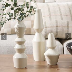 Frontgate Ceramic Vase Set - NWT